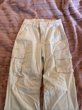 wild fable Cream Cargo Pants with Utility Pockets